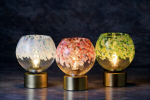 津軽ひいどろのライト